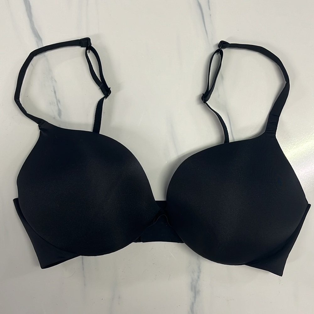 Skims NWT Ultimate Collection Push-up Plunge Bra Onyx 34D
